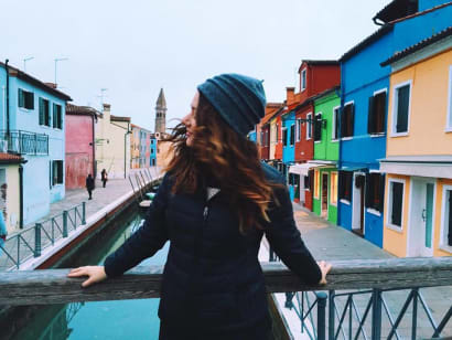 Student on Bridge