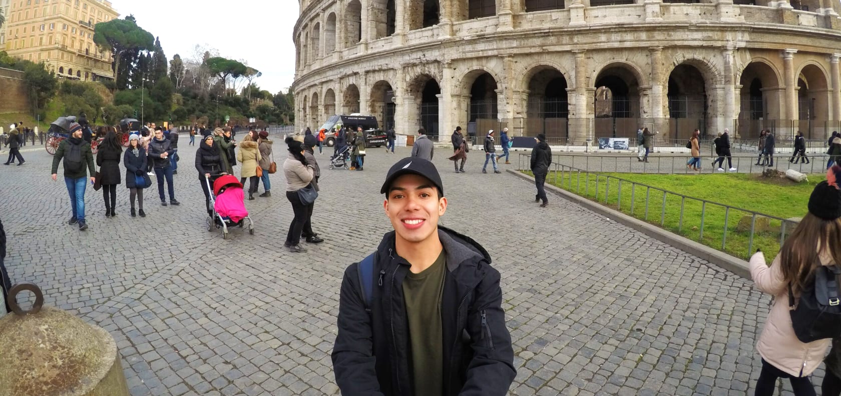 Guy taking selfie.